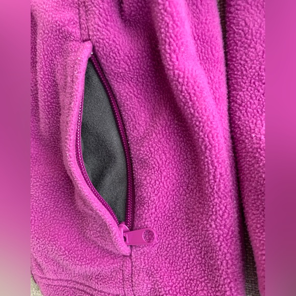 Columbia Zip-up Fleece Jacket Little Girls Size 4/5 - Picture 6 of 7